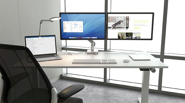 Humanscale M/Connect 2 specified for monitor arms in a Constructive-IT office refurbishment