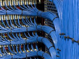 Rack cabling for server rooms