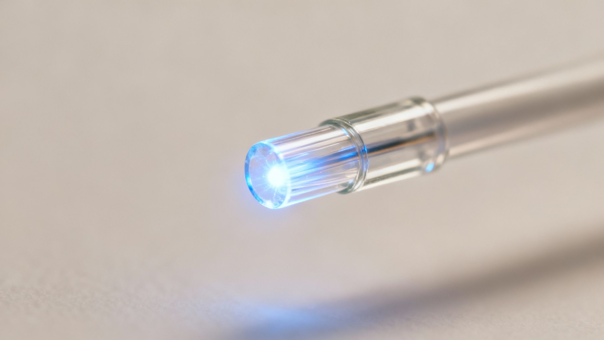 Fibre optic cable close-up