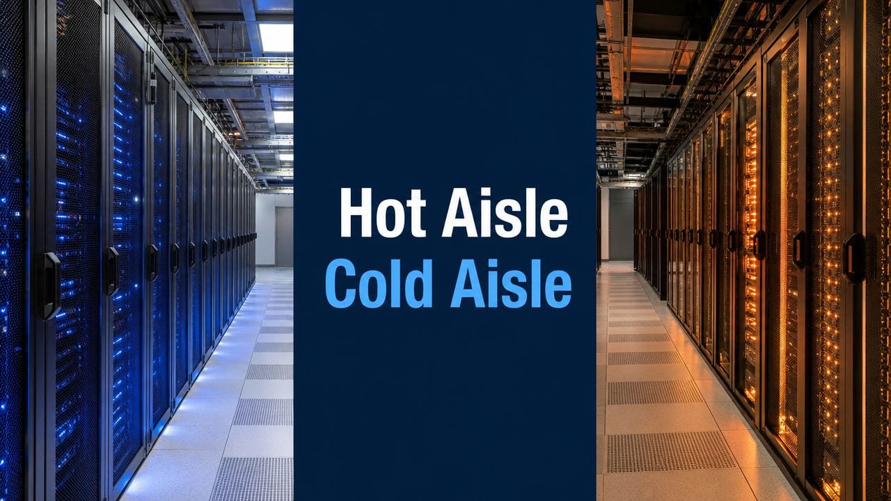 Hot Aisle Cold Aisle Design for Unmanned Buildings