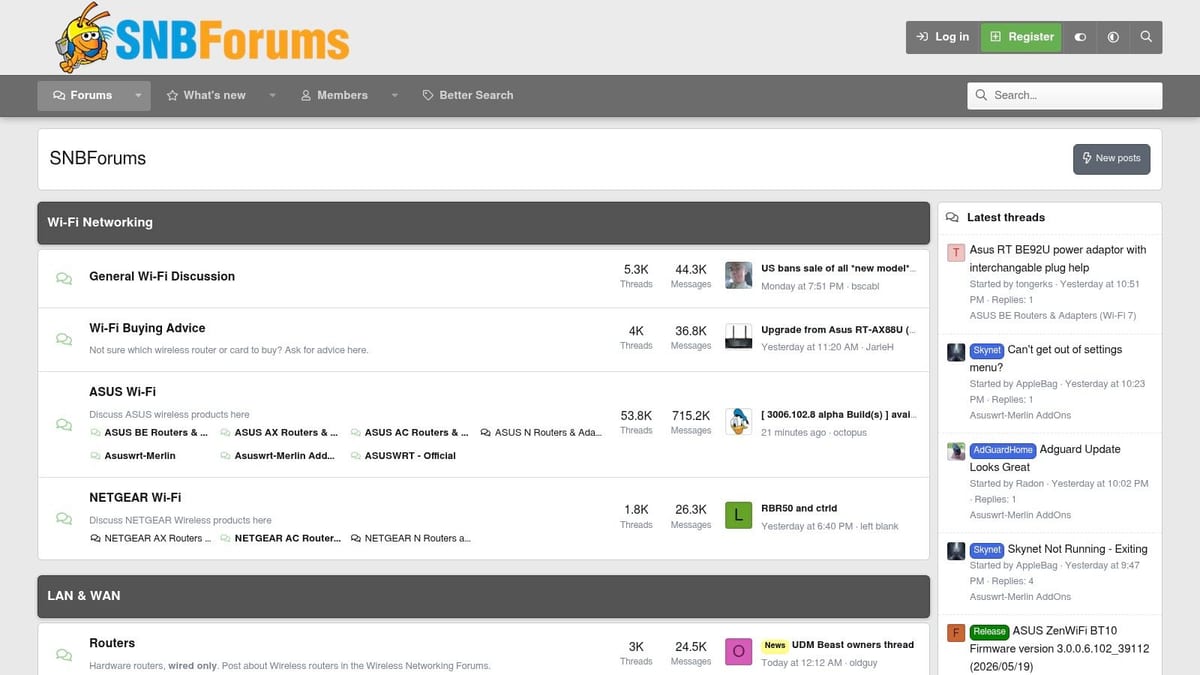 SNBForums (SmallNetBuilder Forums)