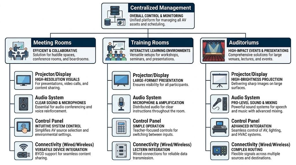 Beyond One Room Planning Scalable AV Infrastructure