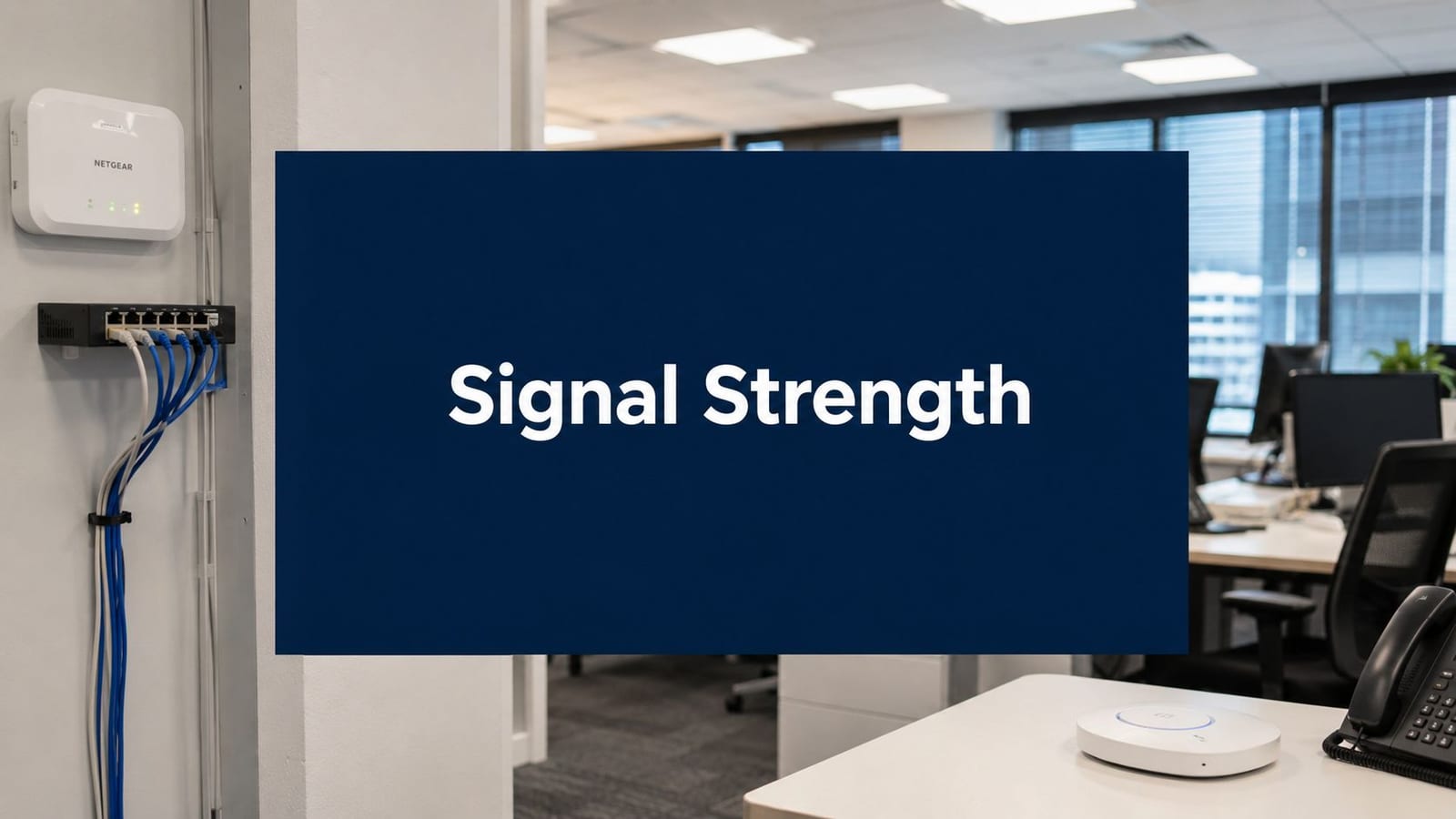 Signal Strength dBm for UK Office Fit-Outs & Projects