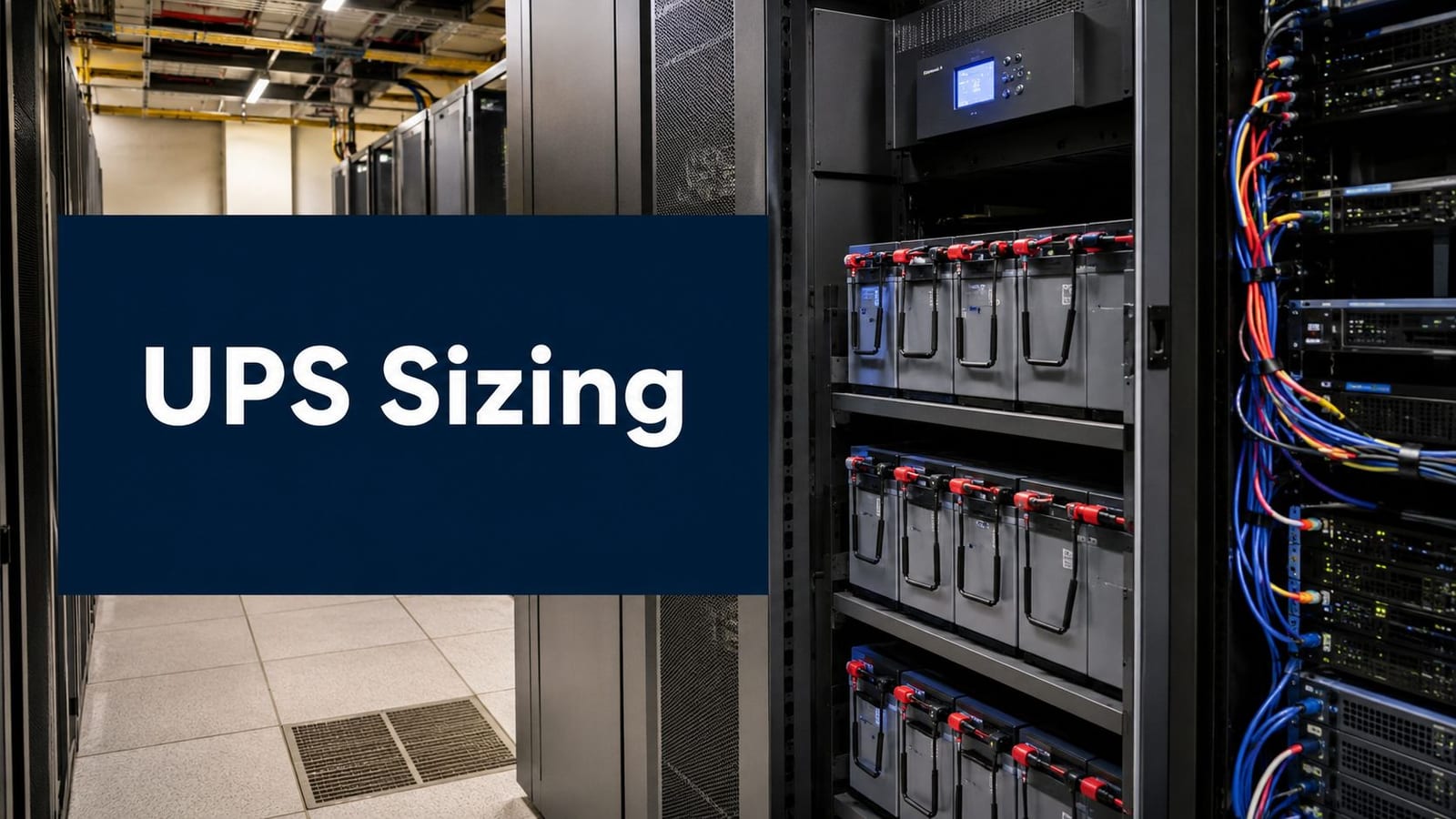 UPS Sizing Calculation: Design for Unmanned Facilities